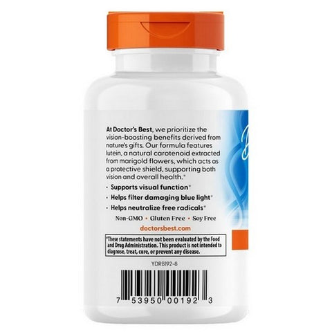 Doctors Best, Lutein with FloraGLO Lutein, 20 mg, 60 Softgels