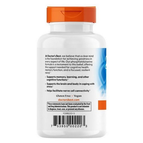 Doctors Best, Phosphatidyl Serine, 100 mg, 120 Vcaps