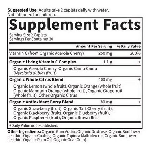 Garden of Life, Living Multi, Vitamin C 60 Caplets