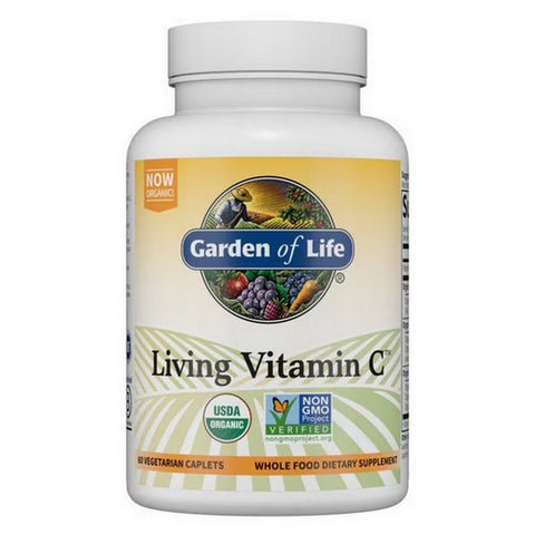 Garden of Life, Living Multi, Vitamin C 60 Caplets