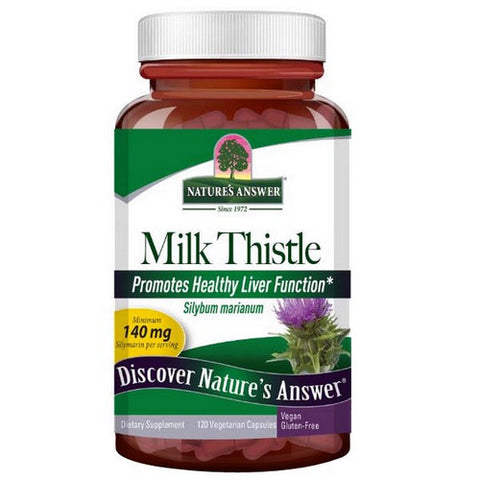 Nature's Answer, Milk Thistle Seed Standardized, 120 Vcaps
