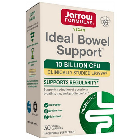 Jarrow Formulas, Ideal Bowel Support, 10 Billion CFU, 30 Vcaps