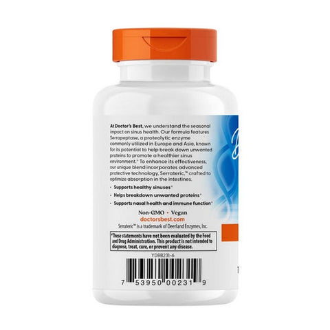 Doctors Best, High Potency Serrapeptase, 90 Veggie Caps
