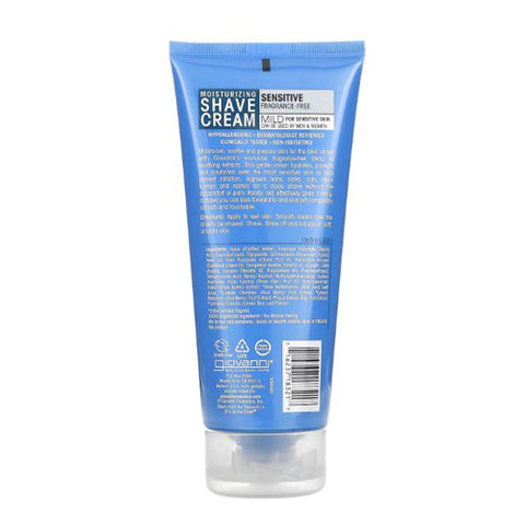 Giovanni Cosmetics, Shaving Cream, Fragrance Free with Aloe 7 oz