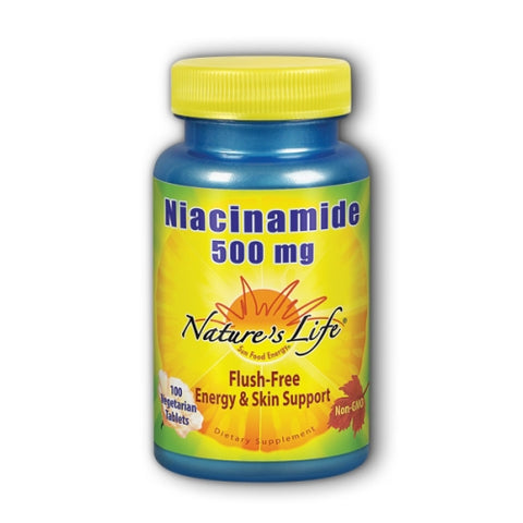 Nature's Life, Niacinamide, 500 mg, 100 tabs