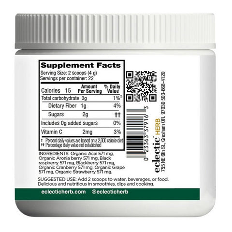 Eclectic Herb, Nutrigenomic Berry FDP, 90 gm