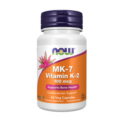 Now Foods, MK-7 Vitamin K-2, 100 mcg, 60 vcaps