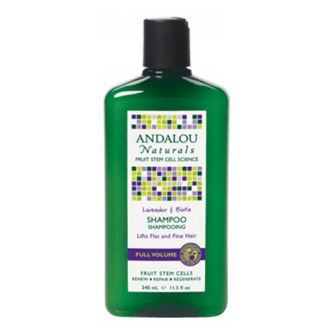 Andalou Naturals, Full Volume Shampoo, Lavender and Biotin 11.5 oz