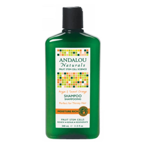 Andalou Naturals, Moisture Rich Shampoo, Argan Oil & Shea 11.5 Oz