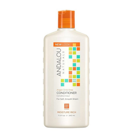 Andalou Naturals, Moisture Rich Conditioner, Argan Oil & Shea 11.5 oz