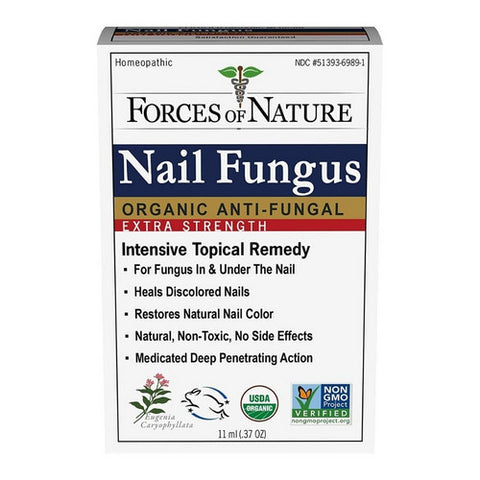 Forces of Nature, Nail Fungus Control Extra Strength OG2, 11 ML