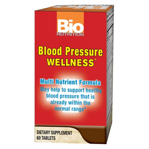 Bio Nutrition Inc, Blood Pressure Wellness, 60 tabs