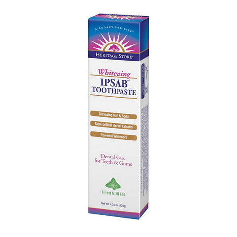 Heritage Store, Ipsab Whitening Toothpaste, 4.23 oz