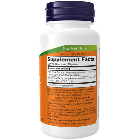 Now Foods, Pine Bark Extract, 240 mg, 90 vcaps