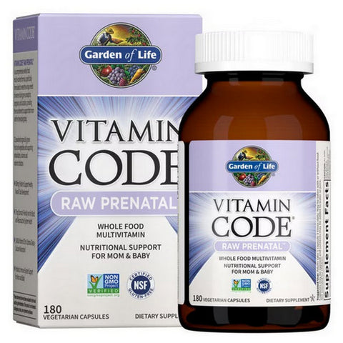 Garden of Life, Vitamin Code RAW Prenatal, 180 vcaps