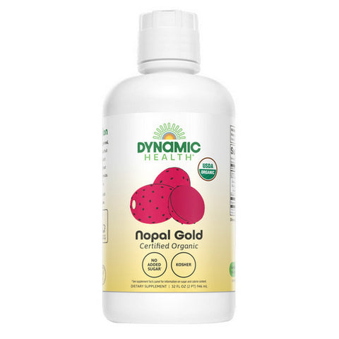 Dynamic Health Laboratories, Organic Certified Nopal Gold, 32 oz