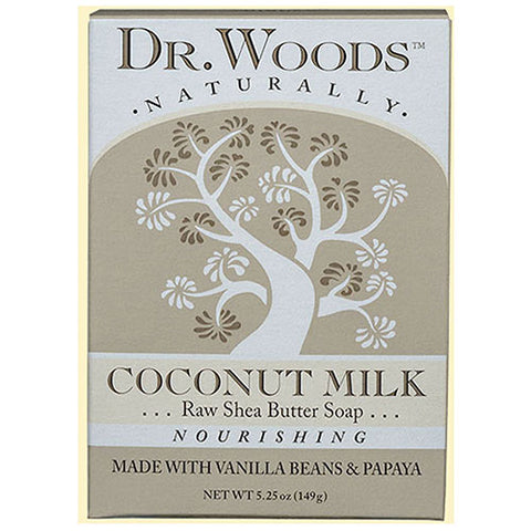 Dr.Woods Products, Castile Bar Soap, Coconut 5.25 oz