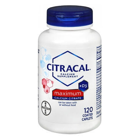 Citracal, Maximum Calcium Citrate Supplements With Vitamin D Coated Caplets, Count of 1