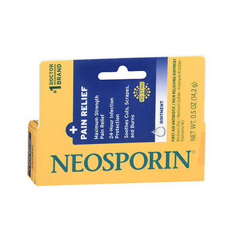 Neosporin, Plus Pain Relief Antibiotic Ointment Maximum Strength, 0.5 oz