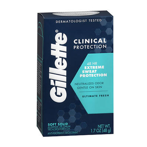 Gillette, Clinical Strength Anti-Perspirant Deodorant Advanced Solid Fresh, 1.7 oz