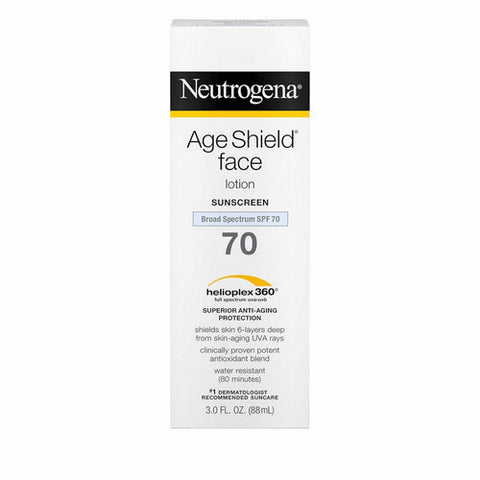 Polysporin, Neutrogena Age Shield Face Sunblock Spf 70, 3 oz