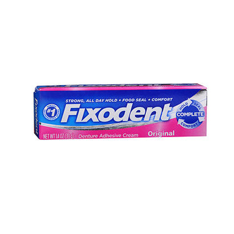 Fixodent, Denture Adhesive Cream, Original 1.4 Oz