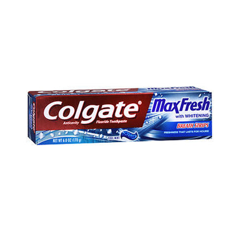 Colgate, Max Fresh Whitening Toothpaste Cool Mint, cool mint 6 oz