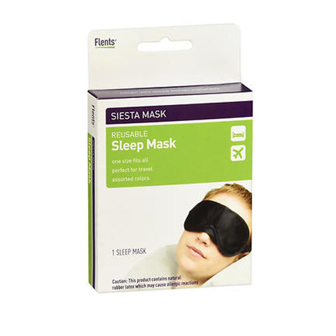 Flents, Siesta Mask Reusable Sleep Eye Mask, 1 each