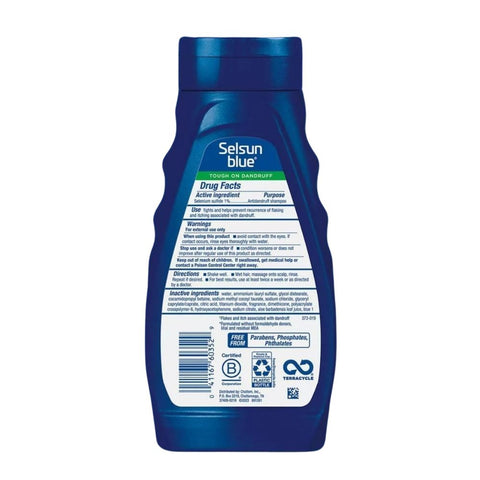 Selsun Blue, Moisturizing Dandruff Shampoo, 11 oz