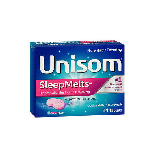 Unisom, Sleep Melts Cherry Flavor, Cherry 24 tabs