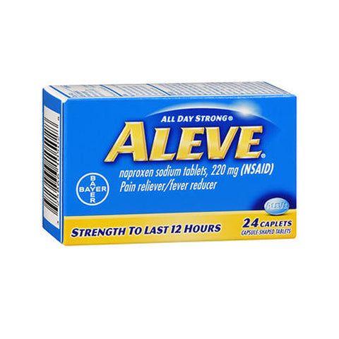Aleve, All Day Strong Pain Reliever And Fever Reducer, 220 mg, 24 Caplets