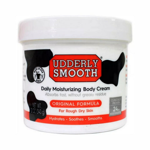 Udderly Smooth, Body Cream Skin Moisturizer Original, 12 Oz