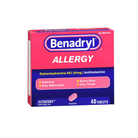 Benadryl, Allergy Relief Ultra Tablets, 48 tabs