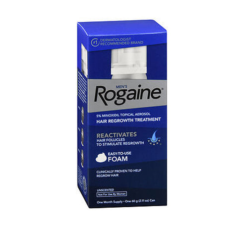 Rogaine, Men Hair Regrowth Treatment Easy-To-Use Foam, 2.11 oz