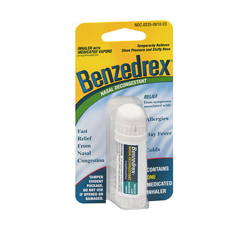 Benzedrex, Inhaler Propylhexedrine Nasal Decongestant, 1 each