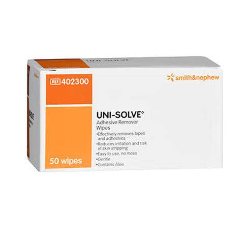 Smith & Nephew, Medical Uni-Solve Adhesive Remover Wipes, 50 each