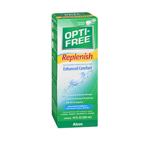 Alcon, Laboratories Opti-Free Replenish Multi-Purpose Disinfecting Solution, 10 Oz