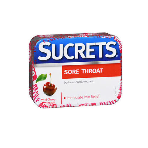 Emerson Healthcare Llc, Sucrets Classic Sore Throat Lozenges, Wild Cherry 18 each