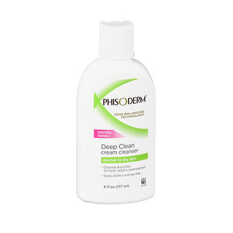 Mentholatum, Phisoderm Deep Cleaning Cream, Normal to Dry 6 oz