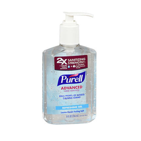 Purell, Advanced Hand Sanitizer Gel With Pump, Original 8 oz