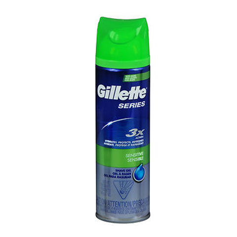 Gillette, Series Shave Gel Sensitive Skin, 7 oz