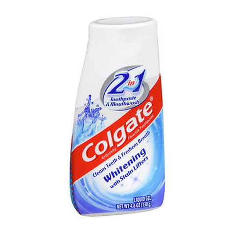 Colgate, 2 In 1 Toothpaste & Mouthwash Whitening, 4.6 oz