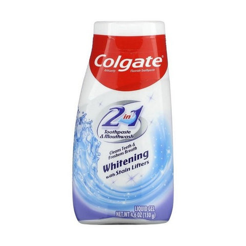 Colgate, 2 In 1 Toothpaste & Mouthwash Whitening, 4.6 oz