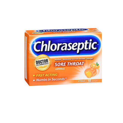 Chloraseptic, Sore Throat Lozenges, Citrus 18 each