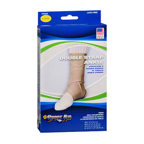 Sport Aid, Double Strap Ankle Support, Count of 1