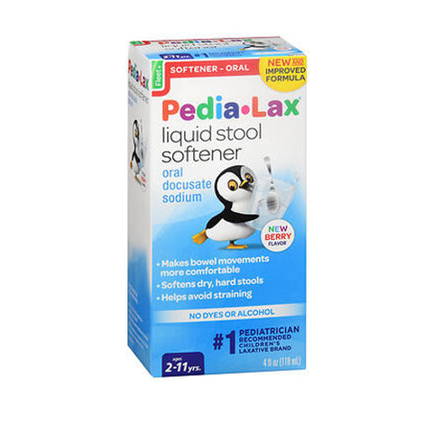 Fleet, Pedia-Lax Liquid Stool Softener, Fruit punch 4 oz