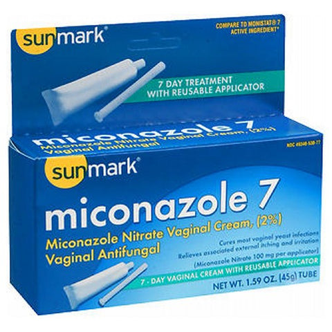 Sunmark, Miconazole 7 Vaginal Antifungal Reusable Applicator, Count of 1