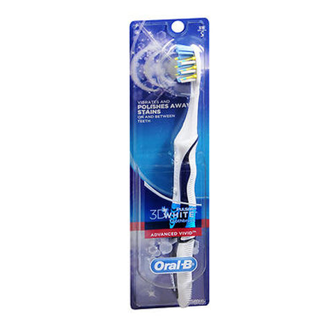 Oral-B, Pulsar 3D White Advanced Vivid Toothbrush, 35 Soft each