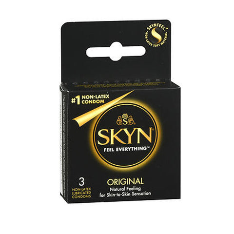 Lifestyles, Skyn Synthetic Polyisoprene Premium Non Latex Condoms, 3 each