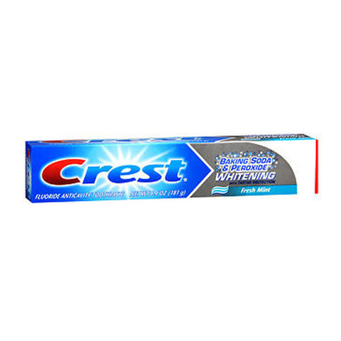 Crest, Baking Soda And Peroxide Whitening Toothpaste, Fresh Mint 6.4 oz